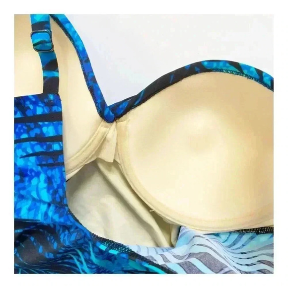 NWT Miraclesuit Shadowcat Siren Printed One-Piece Swimsuit size 10 - Picture 9 of 13